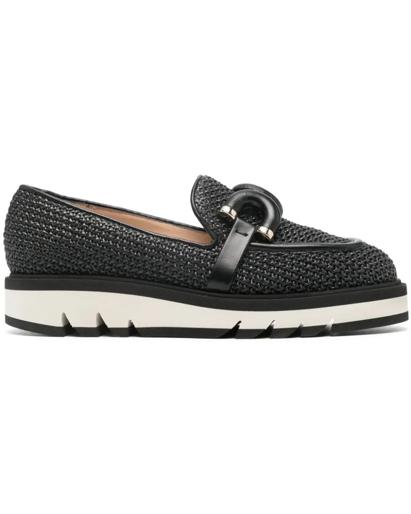 FESTA Milano Gewebte Ginevra Loafer Schwarz