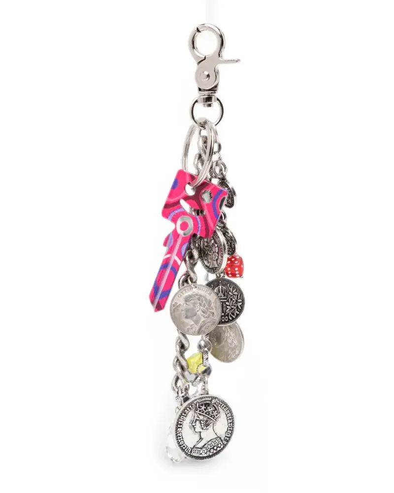 OTTOLINGER Chance coin-pendant bag charm - Silber Silber