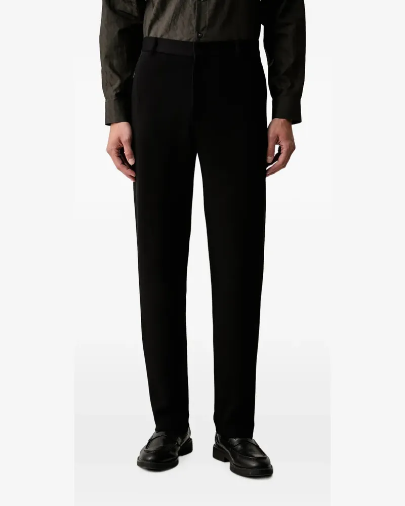 Armani Exchange straight-leg trousers - Schwarz Schwarz