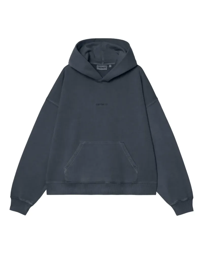 Carhartt WIP Stückgefärbter Benton Hoodie - Blau Blau