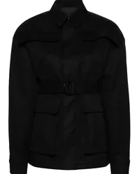 WARDROBE.NYC Drill Parka Schwarz