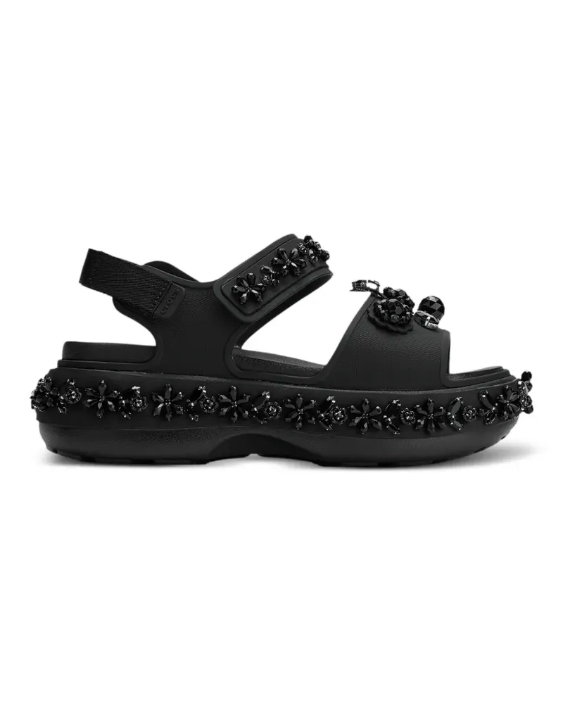 Crocs x Simone Rocha Soho Sandalen mit Kristallen - Schwarz Schwarz