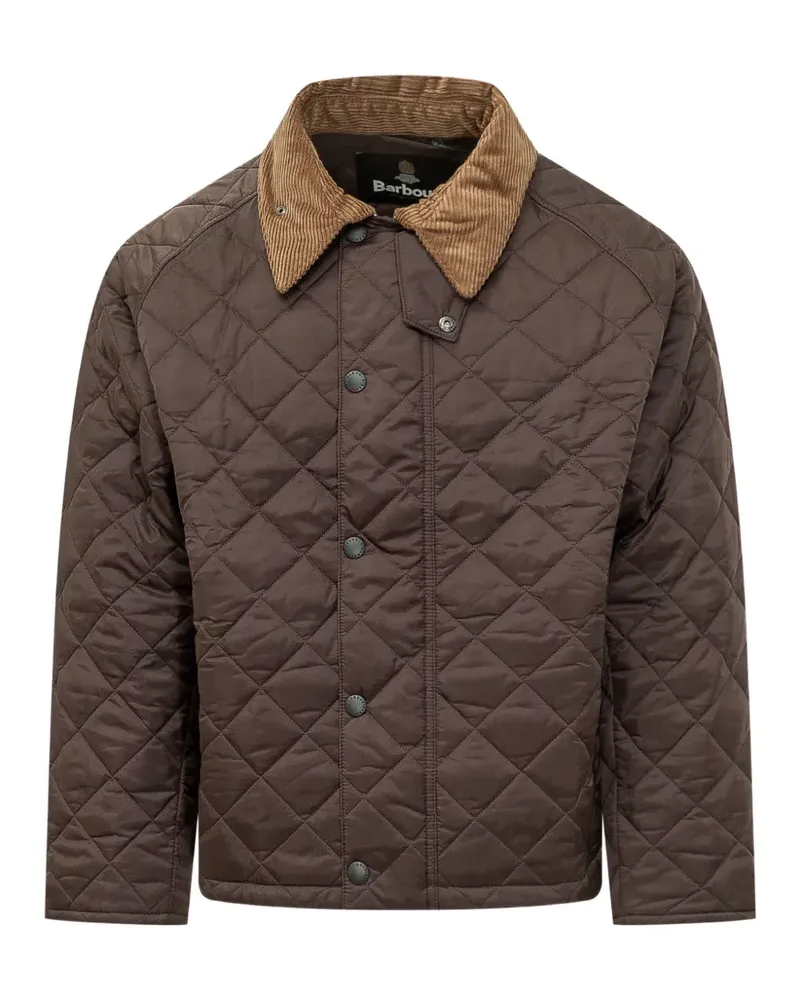 Barbour Gesteppte Transport Jacke - Braun Braun