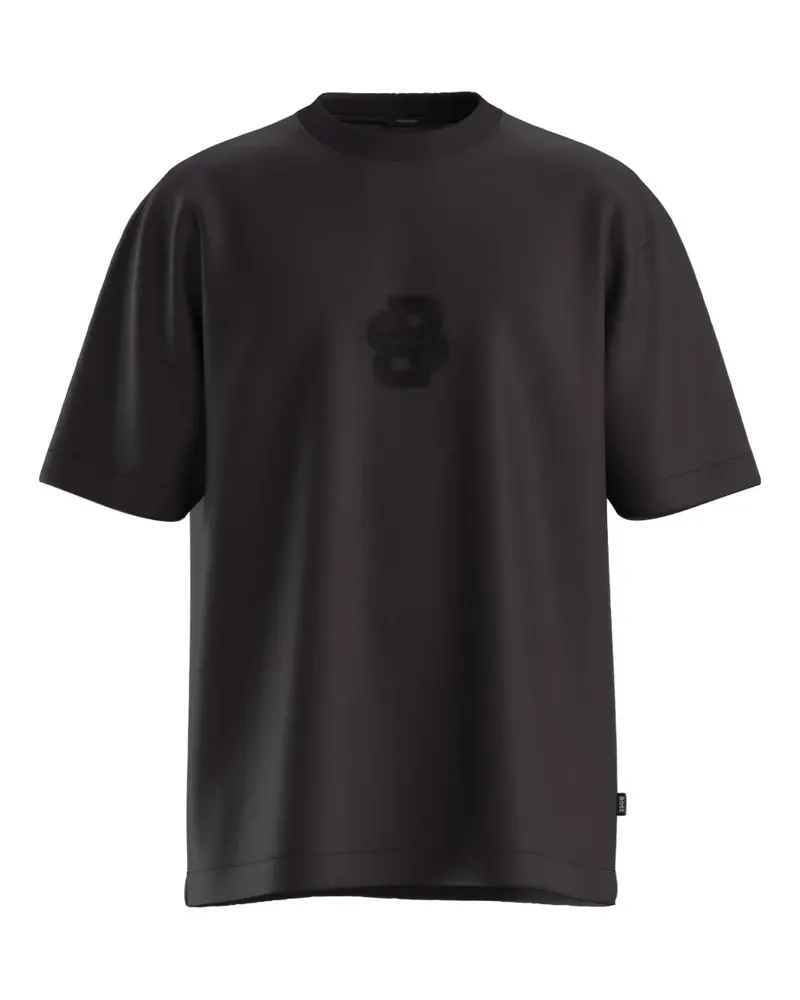 HUGO BOSS T-Shirt mit Logo-Detail - Schwarz Schwarz
