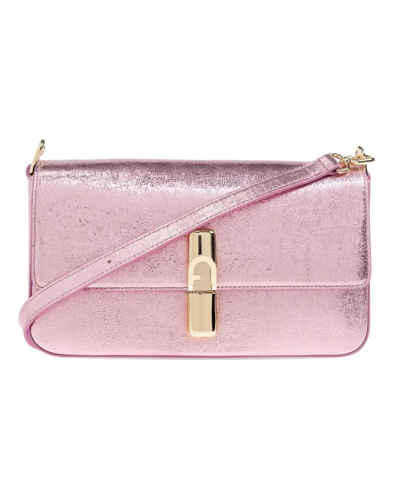 Furla Iride logo-plaque cross body bag - Rosa Rosa