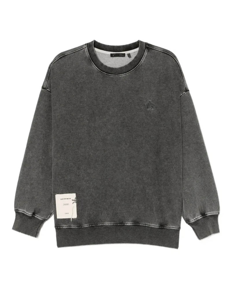 FIVE CM Sweatshirt mit Logo-Stickerei - Grau Grau