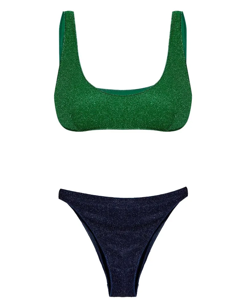 Oséree Bikini aus Lurex - Grün Grün