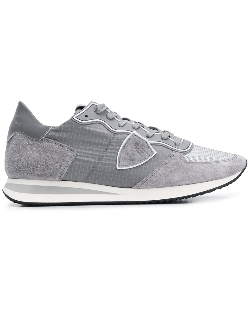 Philippe Model Sneakers mit Logo-Patch - Grau Grau