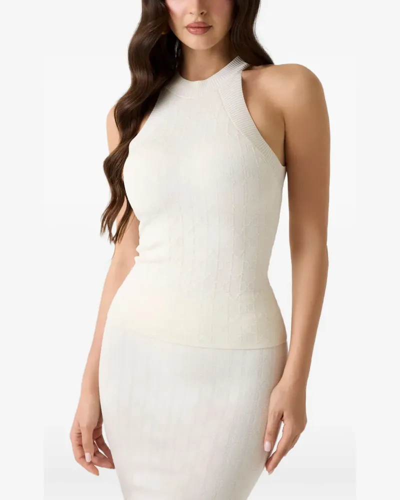 Guess Marciano halter-neck sweater top - Nude Nude