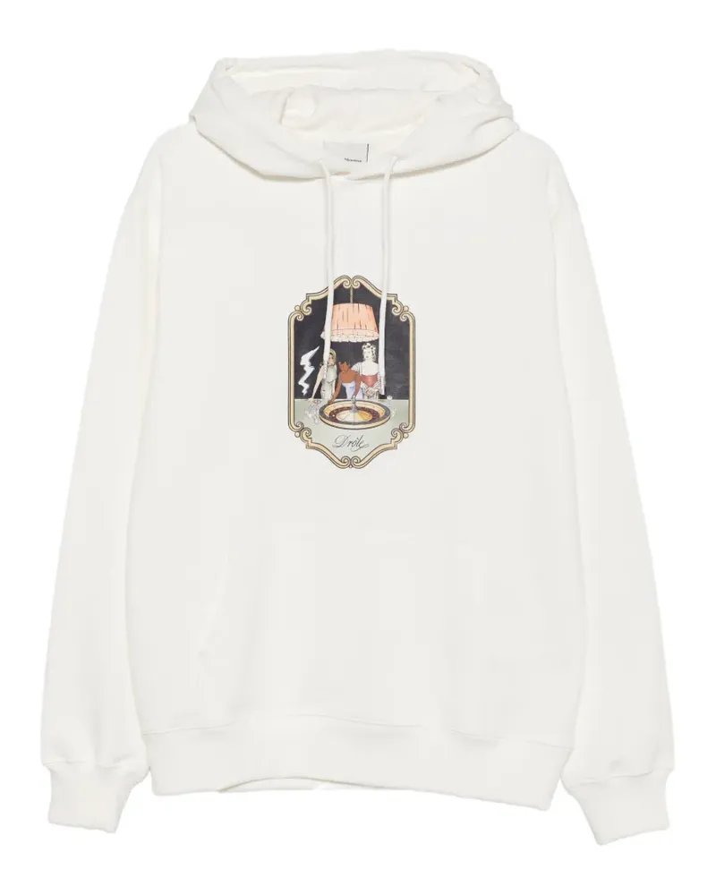 Drôle de Monsieur Hoodie mit grafischem Print - Nude Nude
