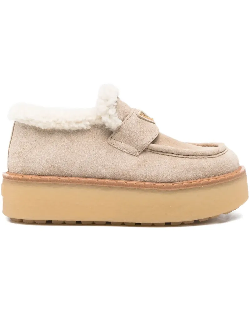Prada suede loafers - Braun Braun