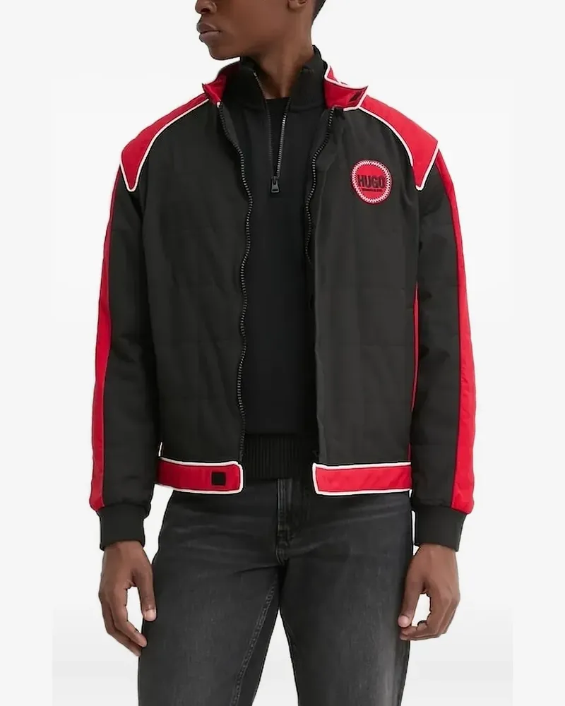 HUGO BOSS Jacke mit gesteppten Einsätzen - Schwarz Schwarz