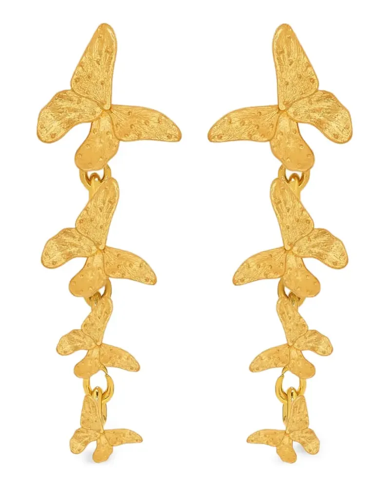 Oscar de la Renta Butterfly Hängeohrringe - Gold Gold