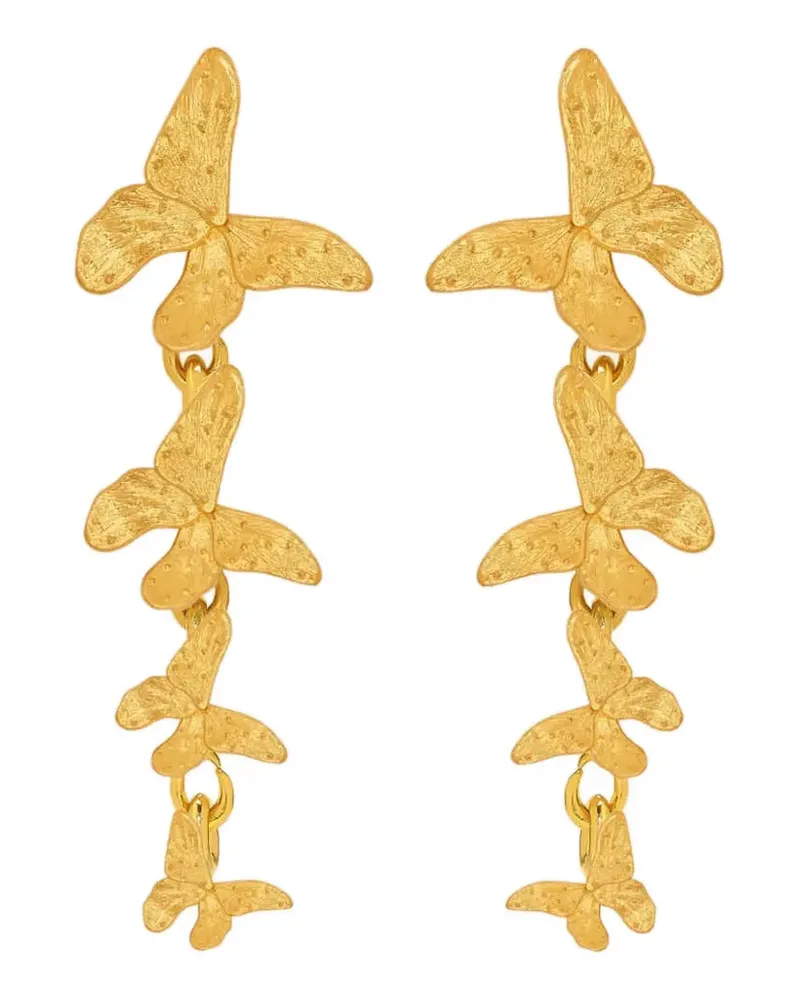 Oscar de la Renta Butterfly Hängeohrringe - Gold Gold
