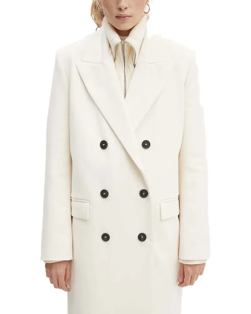 IRO Kirissa double-breasted coat - Nude Nude