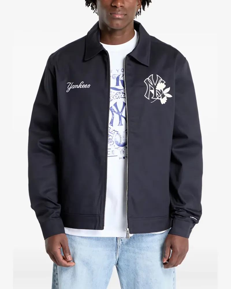 New Era New Era New York Yankees Hemdjacke mit Logo - Blau Blau