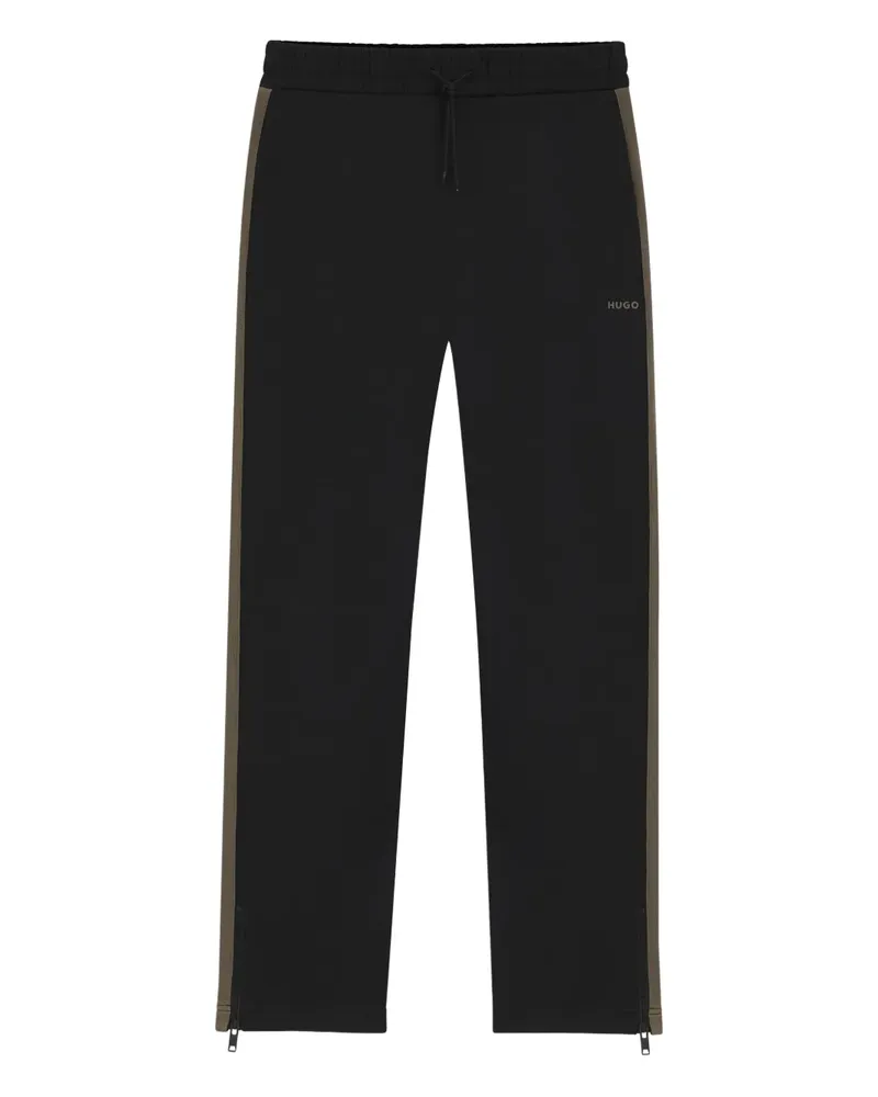 HUGO BOSS Jogginghose mit Seitenstreifen - Schwarz Schwarz