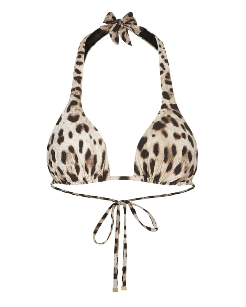 Dolce & Gabbana Bikini mit Leoparden-Print - Nude Nude
