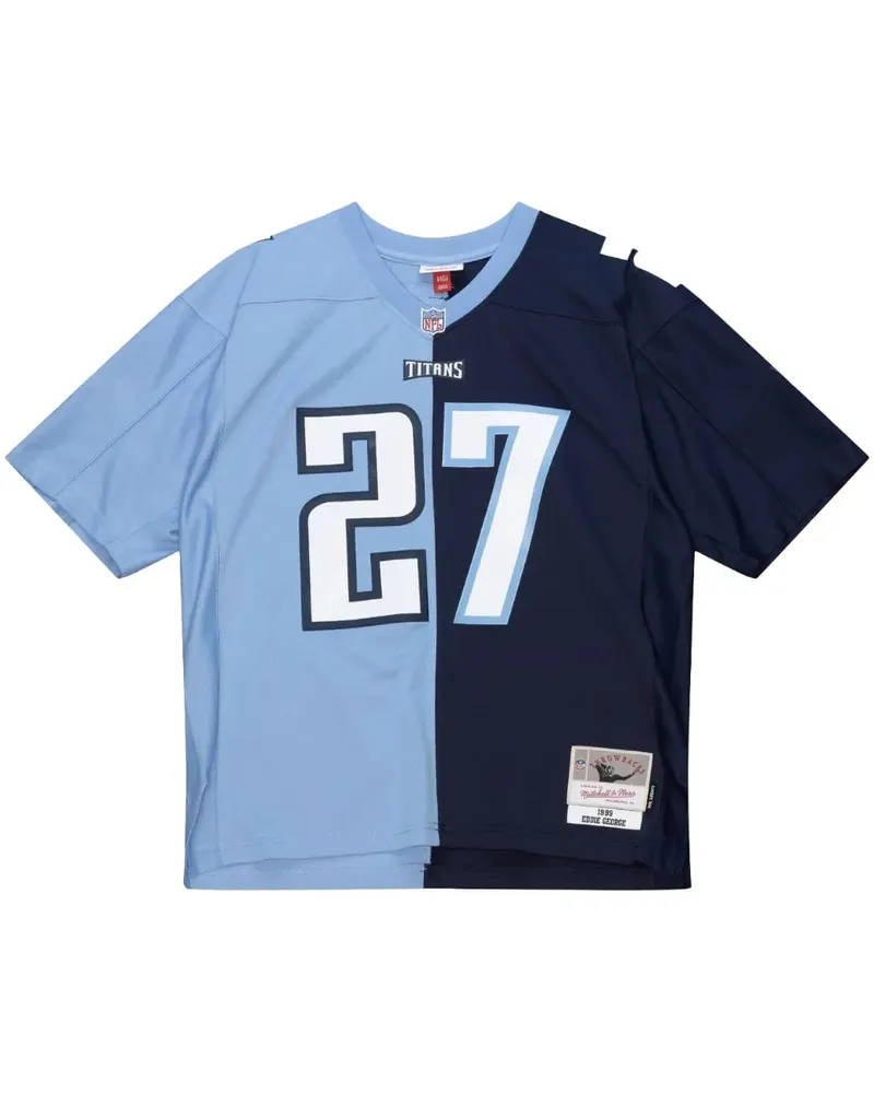 Mitchell & Ness NFL Tennessee Titans 1999 Eddie George Split Legacy Football-Trikot - Blau Blau