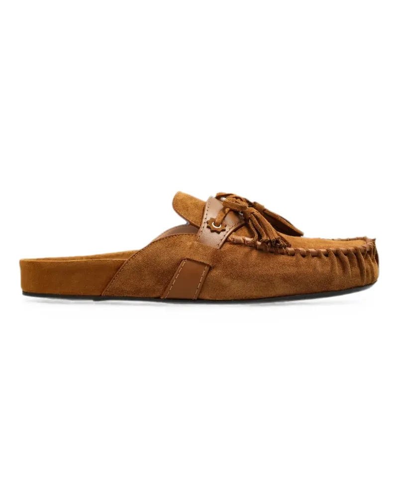 Isabel Marant Malvin tassel-detail mules - Braun Braun