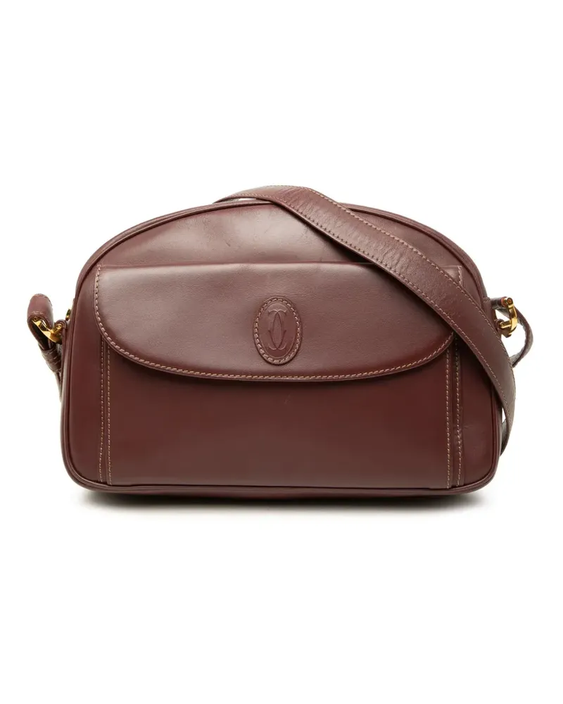Cartier 2000-2026 Must de  Umhängetasche aus Leder - Rot Rot