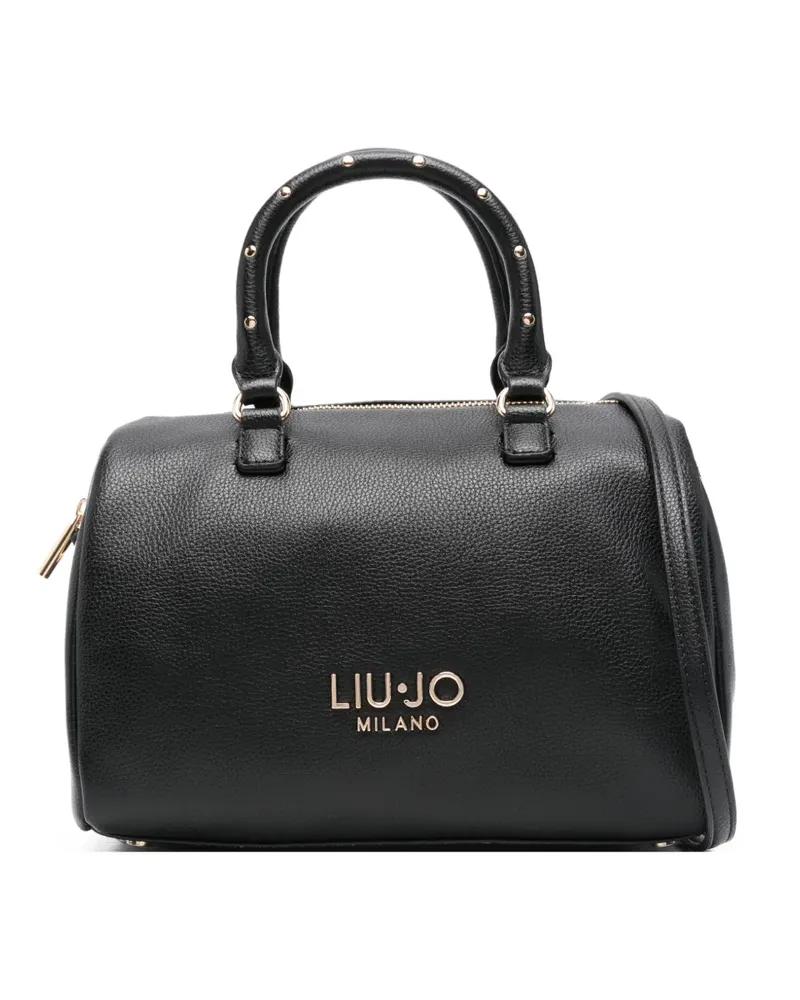 Liu Jo Tote Bag mit Logo-Schriftzug - Schwarz Schwarz