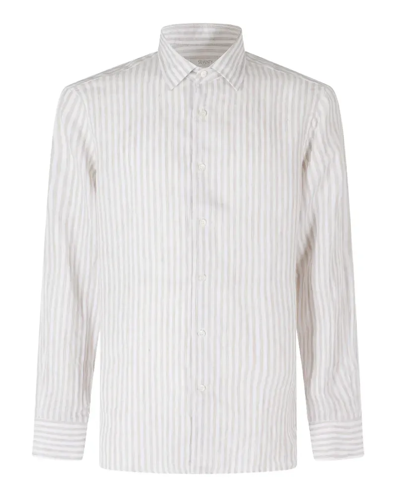 Seventy striped long-sleeve shirt - Weiß Weiß