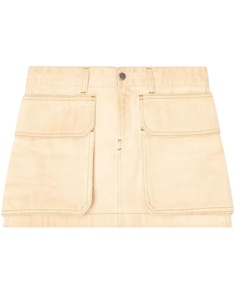 Diesel De-Ton Jeansrock - Nude Nude