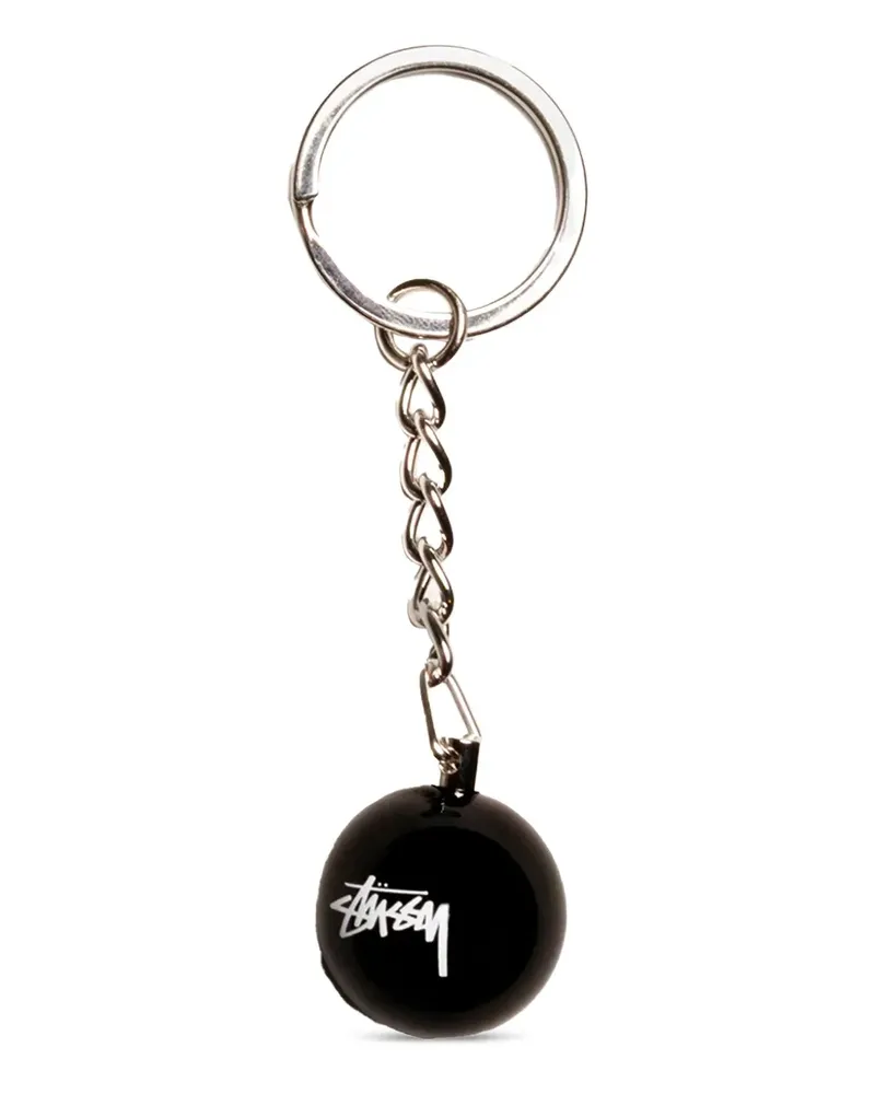 Stüssy 8 Ball keyring - Silber Silber
