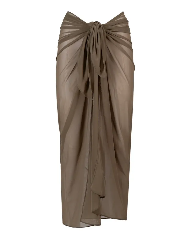 FISICO-Cristina Ferrari Sarong mit Knoten - Braun Braun