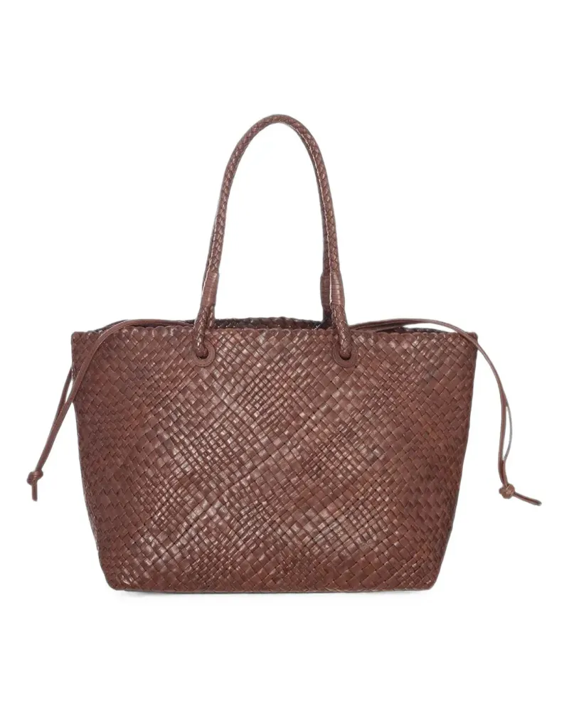 IBELIV Bazika woven tote bag - Braun Braun