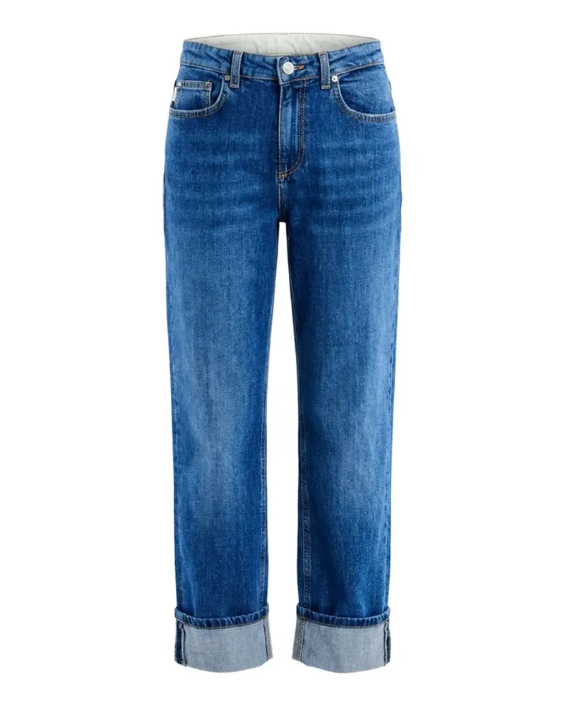 VICOLO Maggie faded turn-up jeans - Blau Blau