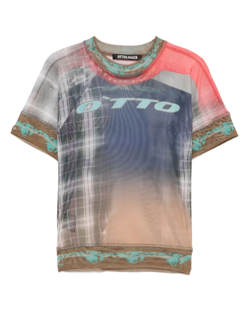 OTTOLINGER T-Shirt aus Mesh - Blau Blau