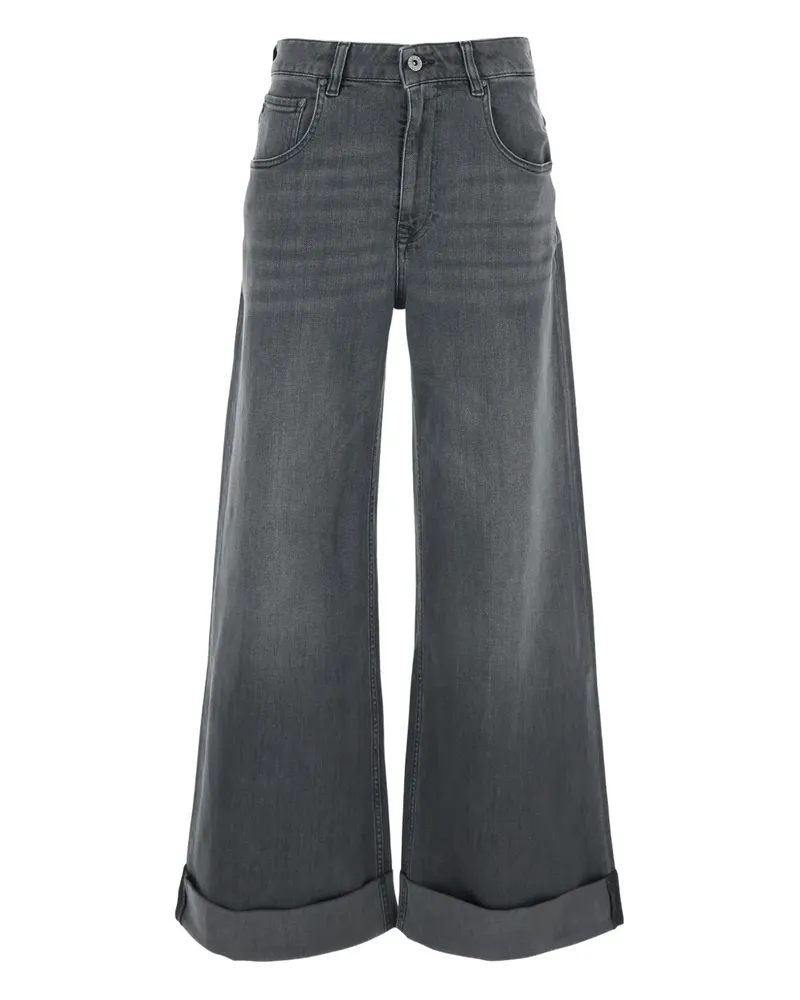 Adriano Goldschmied Tokyo Jeans mit Umschlag - Grau Grau