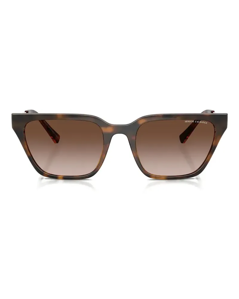 Armani Exchange tortoiseshell-effect sunglasses - Braun Braun