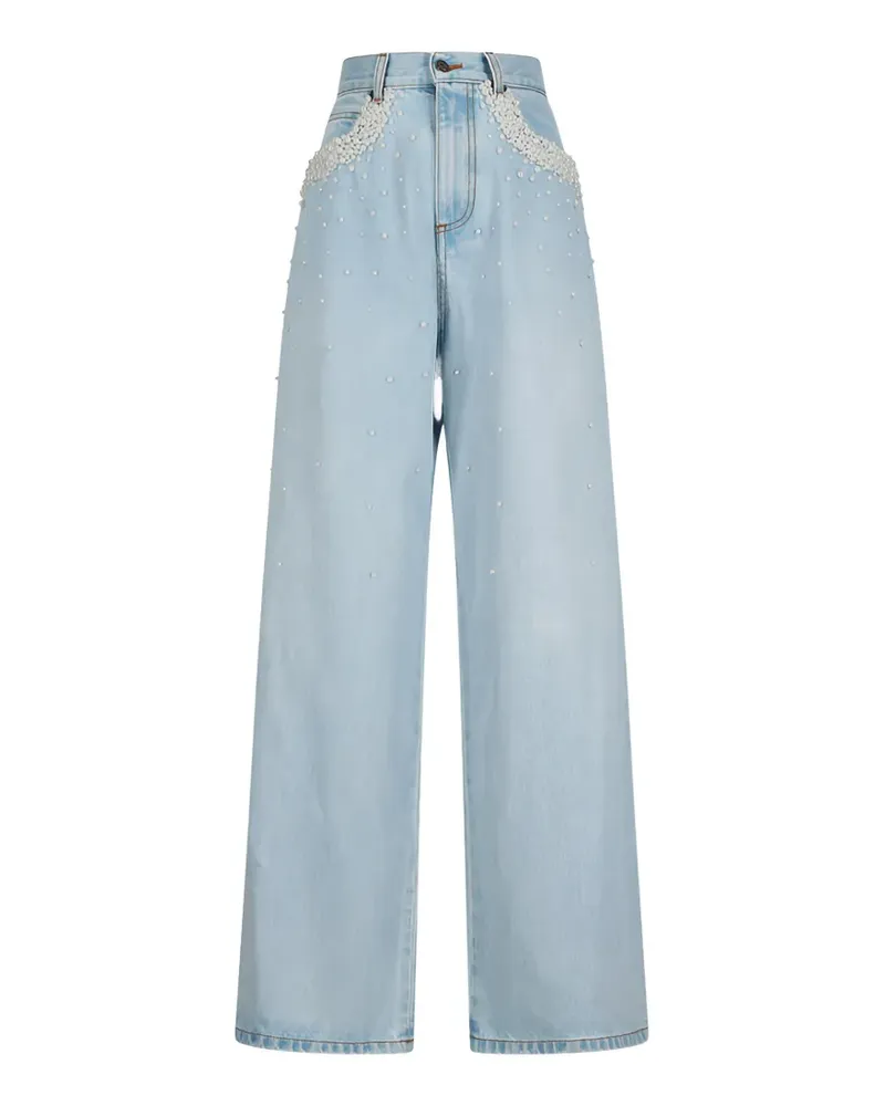 Giuseppe di Morabito embellished pocket jeans - Blau Blau