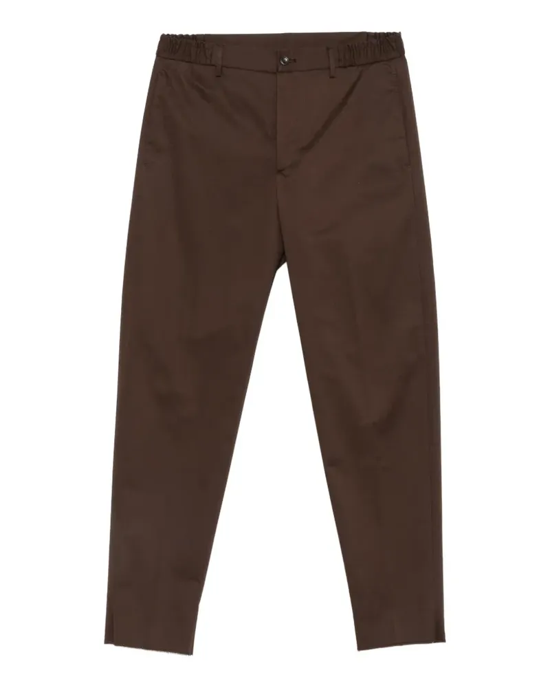 Tagliatore Hose mit Gürtelschlaufen - Braun Braun