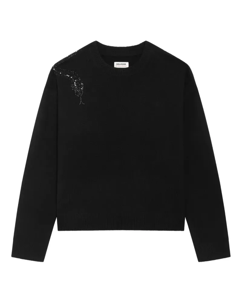 Zadig & Voltaire Verzierter Markuz Pullover - Schwarz Schwarz
