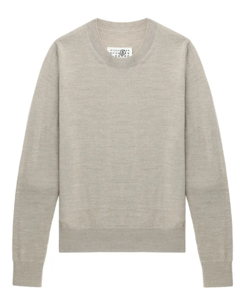 Maison Margiela Pullover mit Ellenbogen-Patches - Nude Nude