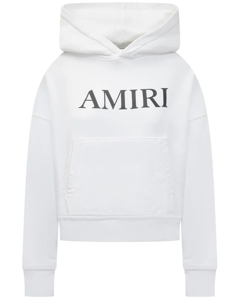 Amiri Hoodie mit Logo-Print - Weiß Weiß