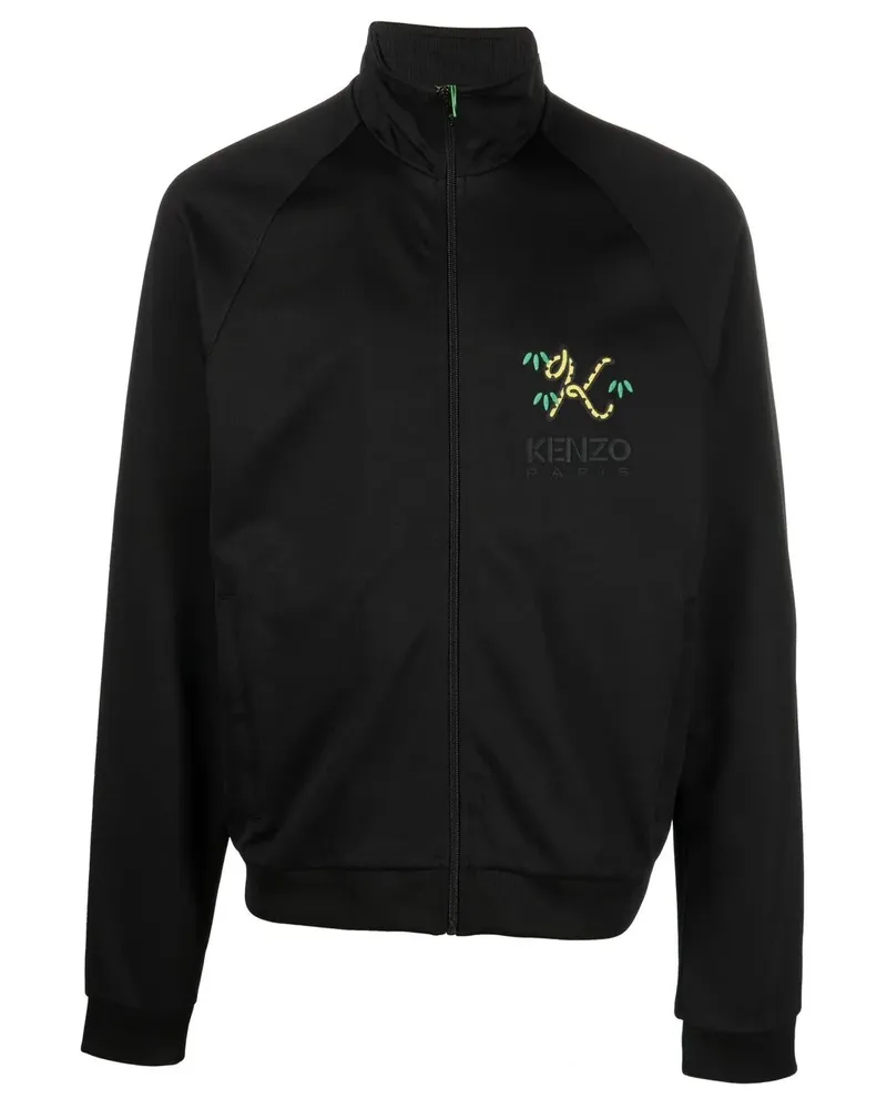 Kenzo Sweatshirt mit Reißverschluss - Schwarz Schwarz