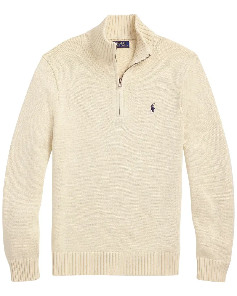 Ralph Lauren Polo-Pullover mit Logo-Stickerei - Nude Nude