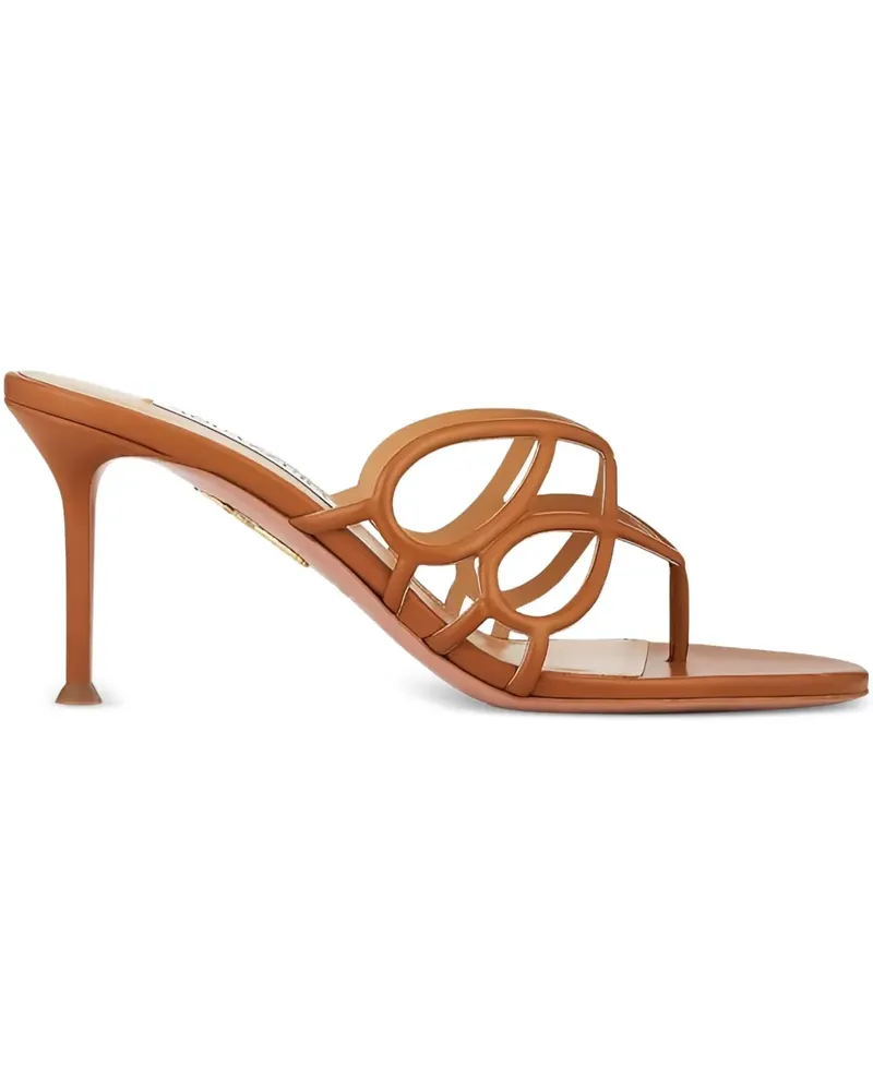 Aquazzura Infinito Sandalen 75MM - Braun Braun