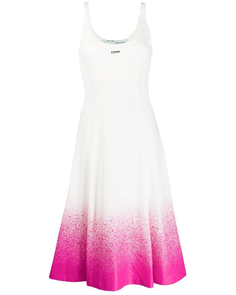 OFF-WHITE Kleid mit Farbverlauf - Weiß Weiß