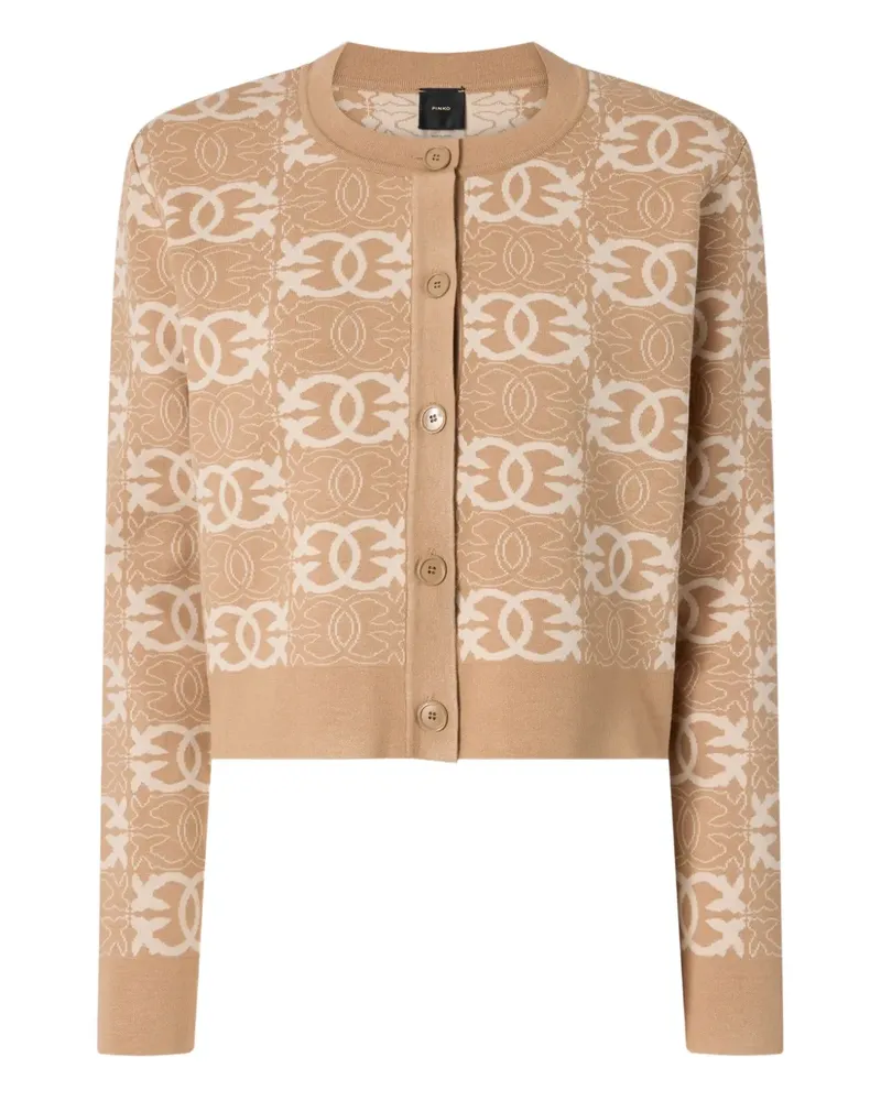 Pinko Langärmeliger Cardigan - Nude Nude