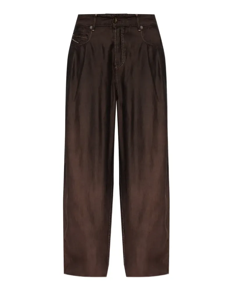 Diesel 1987 D-Khelz-Bs Wide-Leg-Jeans - Braun Braun