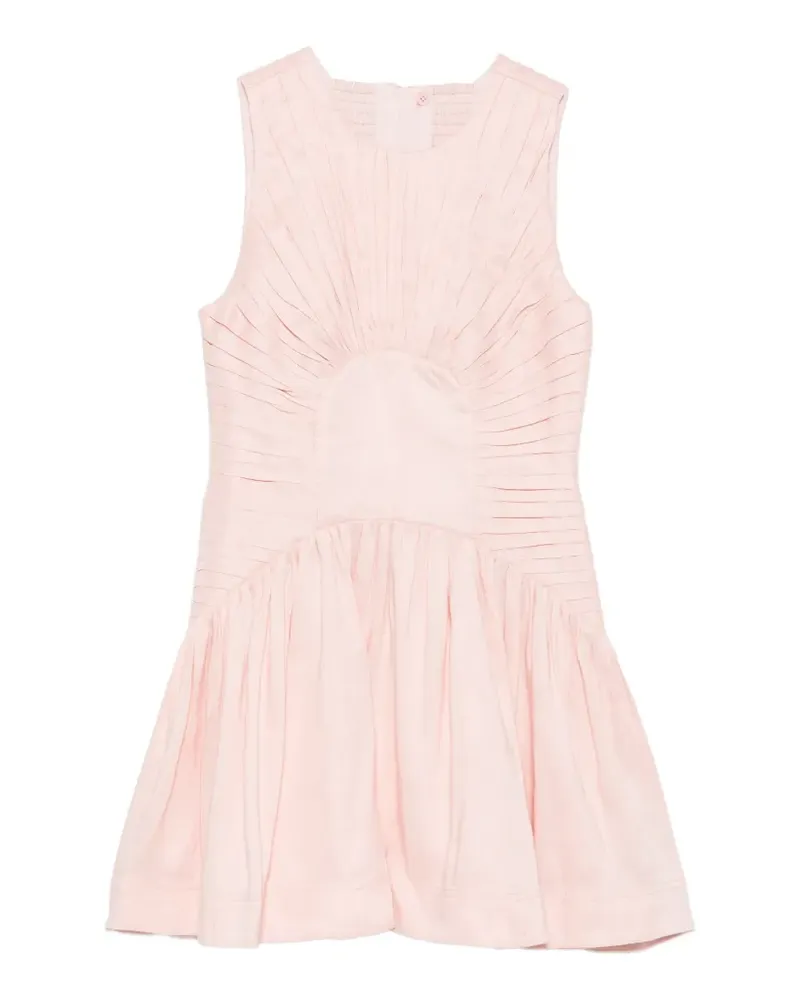 Aje. Ärmelloses Medea Kleid mit Biesen - Rosa Rosa