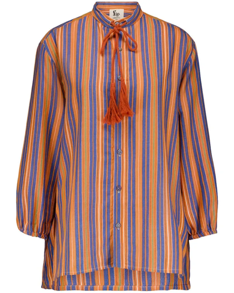 PAULA X Marrakshi Bluse - Blau Blau