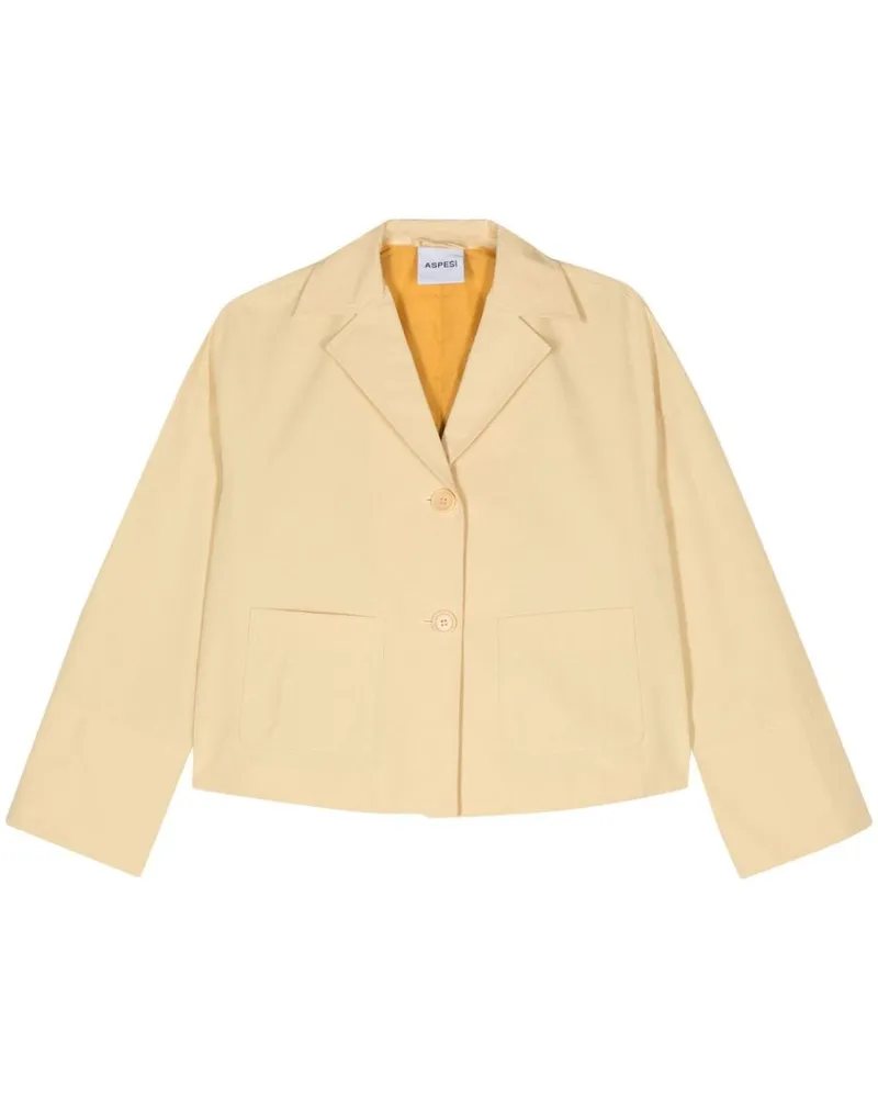 ASPESI Einreihiger Ada Blazer - Gelb Gelb