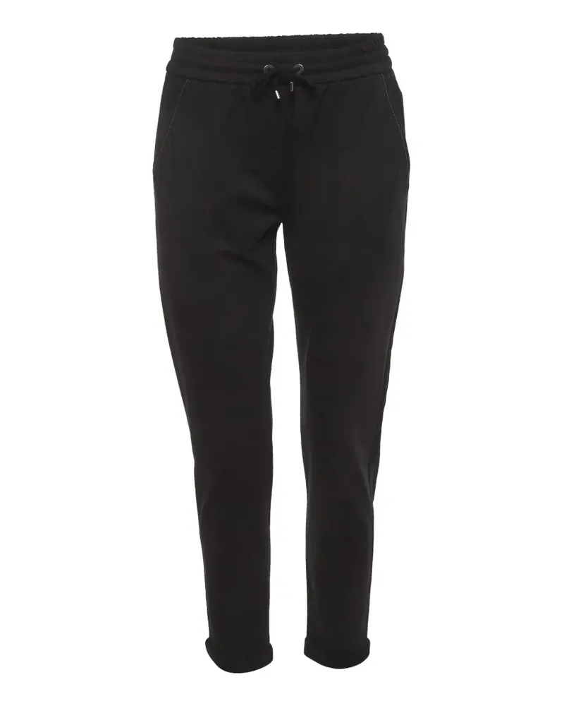 Brunello Cucinelli Hose mit Kordelzug - Schwarz Schwarz